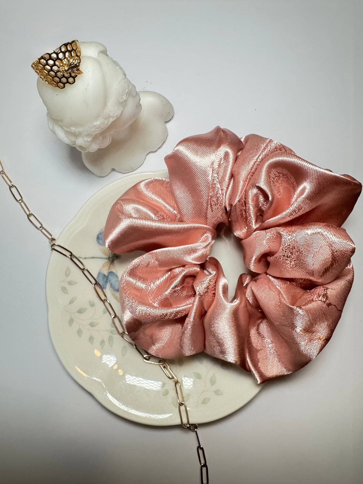 Peony Pink Scrunchie