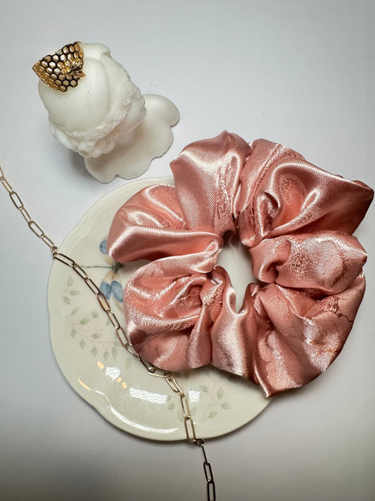 Peony Pink Scrunchie
