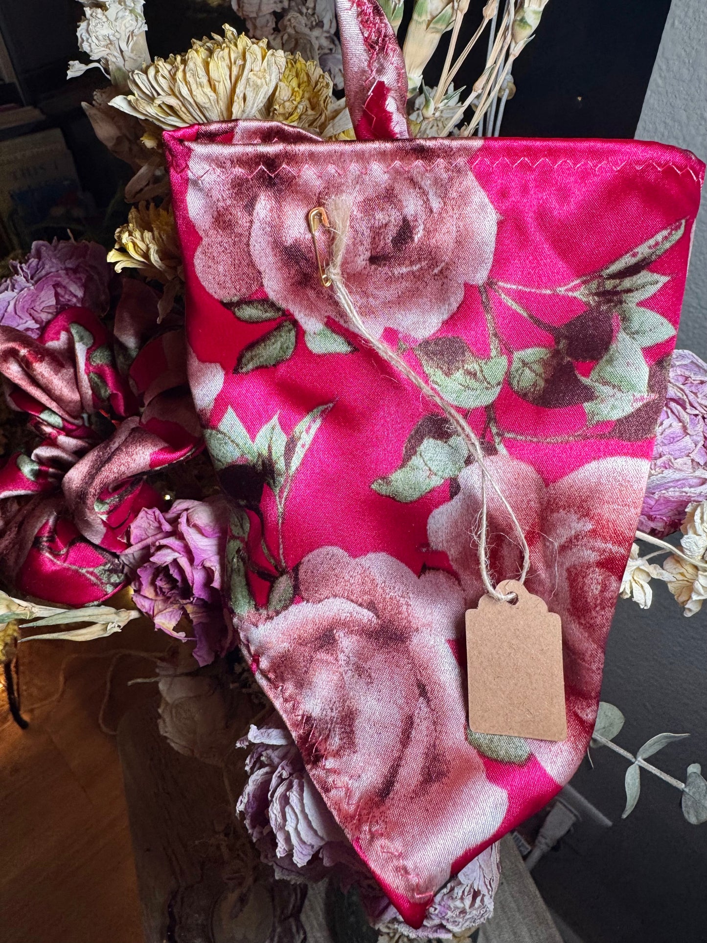 Rose Set | Scrunchie & Bandana