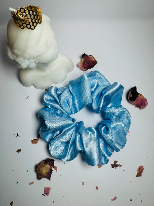 Bella Blue Scrunchie